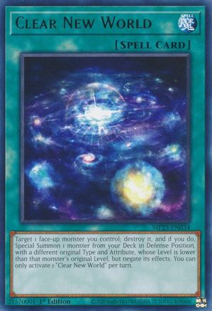 Clear New World [MP23-EN034] Rare - Yu-Gi-Oh! - Card Brawlers | Quebec | Canada |