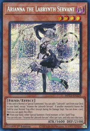 Arianna the Labrynth Servant [MP23-EN229] Prismatic Secret Rare - Yu-Gi-Oh! - Card Brawlers | Quebec | Canada |