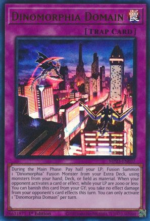 Dinomorphia Domain [MP23-EN037] Ultra Rare - Yu-Gi-Oh! - Card Brawlers | Quebec | Canada |