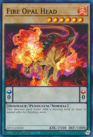 Fire Opal Head [MP23-EN050] Super Rare - Yu-Gi-Oh! - Card Brawlers | Quebec | Canada |