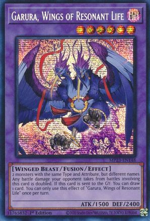 Garura, Wings of Resonant Life [MP23-EN148] Prismatic Secret Rare - Yu-Gi-Oh! - Card Brawlers | Quebec | Canada |