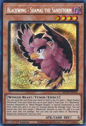Blackwing - Shamal the Sandstorm [MP23-EN153] Prismatic Secret Rare - Yu-Gi-Oh! - Card Brawlers | Quebec | Canada |
