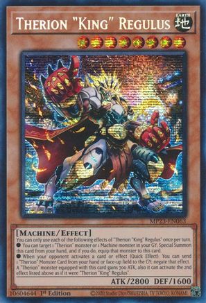 Therion "King" Regulus [MP23-EN063] Prismatic Secret Rare - Yu-Gi-Oh! - Card Brawlers | Quebec | Canada |