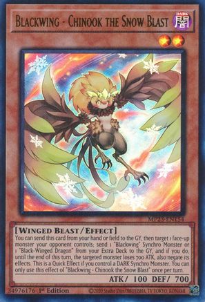 Blackwing - Chinook the Snow Blast [MP23-EN154] Ultra Rare - Yu-Gi-Oh! - Card Brawlers | Quebec | Canada |