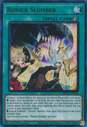 Runick Slumber [MP23-EN246] Ultra Rare - Yu-Gi-Oh! - Card Brawlers | Quebec | Canada |