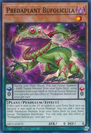 Predaplant Bufolicula [MP23-EN070] Common - Yu-Gi-Oh! - Card Brawlers | Quebec | Canada |