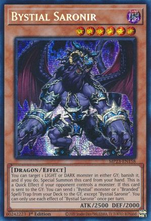 Bystial Saronir [MP23-EN158] Prismatic Secret Rare - Yu-Gi-Oh! - Card Brawlers | Quebec | Canada |