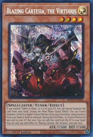 Blazing Cartesia, the Virtuous [MP23-EN162] Prismatic Secret Rare - Yu-Gi-Oh! - Card Brawlers | Quebec | Canada |