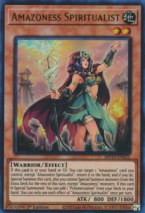 Amazoness Spiritualist [MP23-EN222] Ultra Rare - Yu-Gi-Oh! - Card Brawlers | Quebec | Canada |