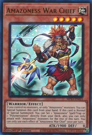 Amazoness War Chief [MP23-EN221] Ultra Rare - Yu-Gi-Oh! - Card Brawlers | Quebec | Canada |