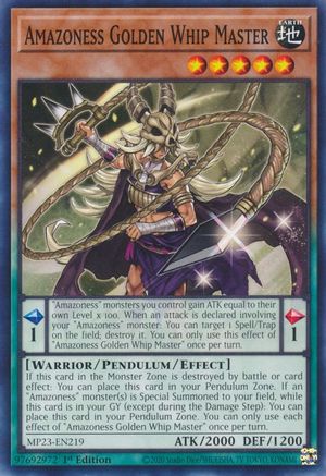 Amazoness Golden Whip Master [MP23-EN219] Common - Yu-Gi-Oh! - Card Brawlers | Quebec | Canada |