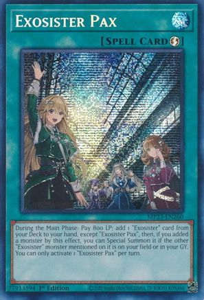 Exosister Pax [MP23-EN260] Prismatic Secret Rare - Yu-Gi-Oh! - Card Brawlers | Quebec | Canada |