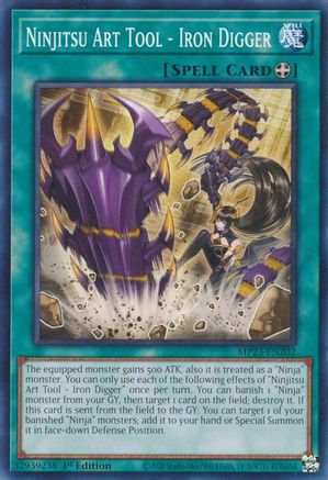Ninjitsu Art Tool - Iron Digger [MP23-EN202] Common - Yu-Gi-Oh! - Card Brawlers | Quebec | Canada |