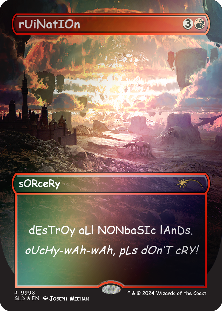 rUiNatIOn (Rainbow Foil) [Secret Lair Drop Series] - Magic: The Gathering - Card Brawlers | Quebec | Canada |
