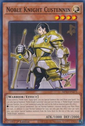 Noble Knight Custennin [MP23-EN275] Common - Yu-Gi-Oh! - Card Brawlers | Quebec | Canada |