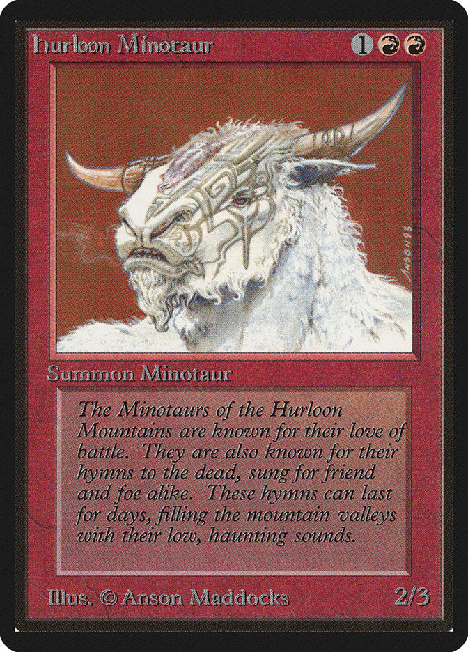 Hurloon Minotaur [Beta Edition] - Magic: The Gathering - Card Brawlers | Quebec | Canada |