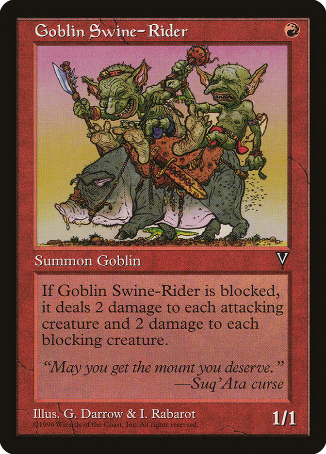 Goblin Swine-Rider [Visions] - Magic: The Gathering - Card Brawlers | Quebec | Canada |