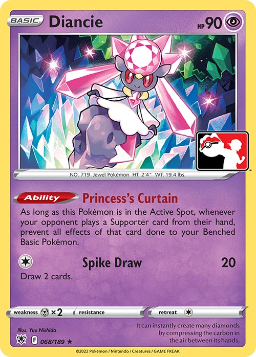 Diancie (068/189) [Prize Pack Series Three] - Pokémon - Card Brawlers | Quebec | Canada |