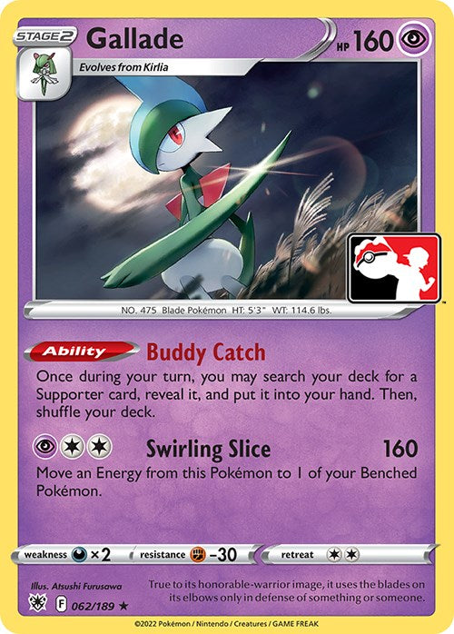 Gallade (062/189) [Prize Pack Series Three] - Pokémon - Card Brawlers | Quebec | Canada |