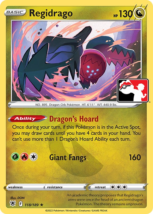 Regidrago (118/189) [Prize Pack Series Three] - Pokémon - Card Brawlers | Quebec | Canada |