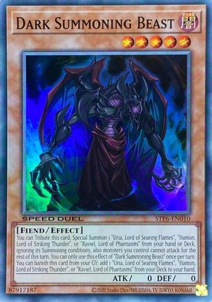 Bête d'invocation des ténèbres [STP6-EN010] Super Rare 