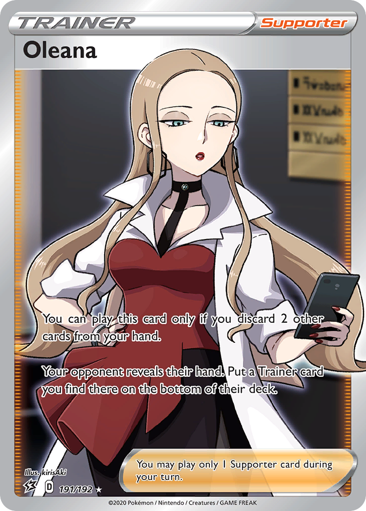 Oleana (191/192) [Sword & Shield: Rebel Clash] - Pokémon - Card Brawlers | Quebec | Canada |