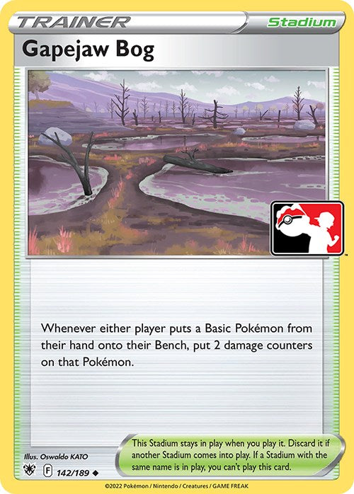Gapejaw Bog (142/189) [Prize Pack Series Three] - Pokémon - Card Brawlers | Quebec | Canada |