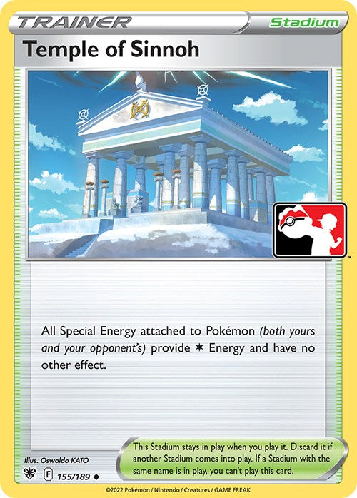Temple of Sinnoh (155/189) [Prize Pack Series Three] - Pokémon - Card Brawlers | Quebec | Canada |