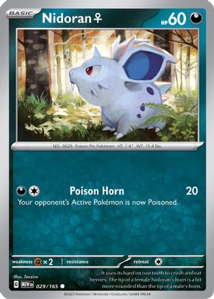 Nidoran F (029/165) [Écarlate et Violette 151] 
