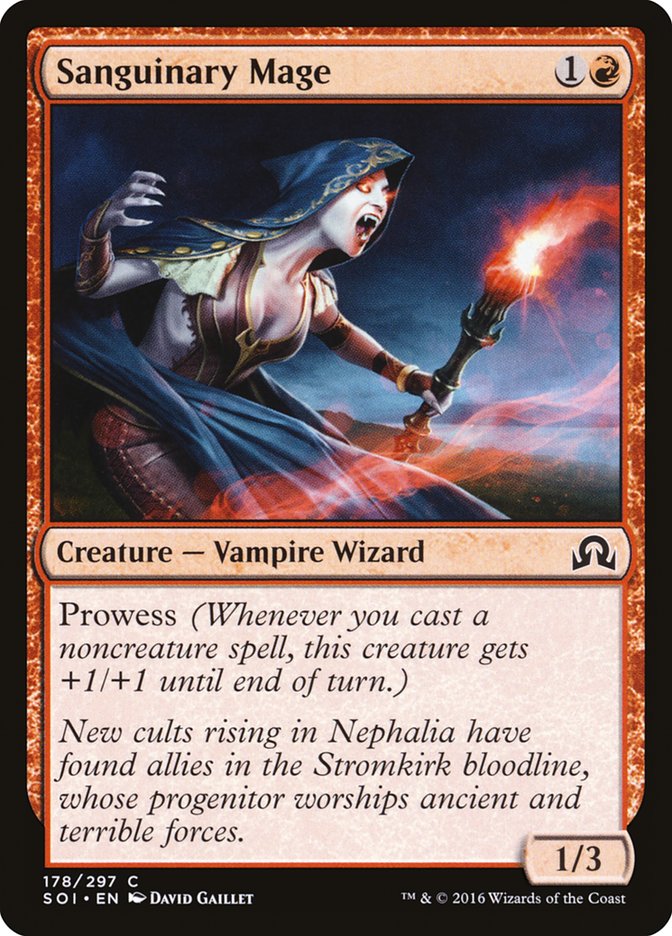 Sanguinary Mage [Shadows over Innistrad] - Magic: The Gathering - Card Brawlers | Quebec | Canada |