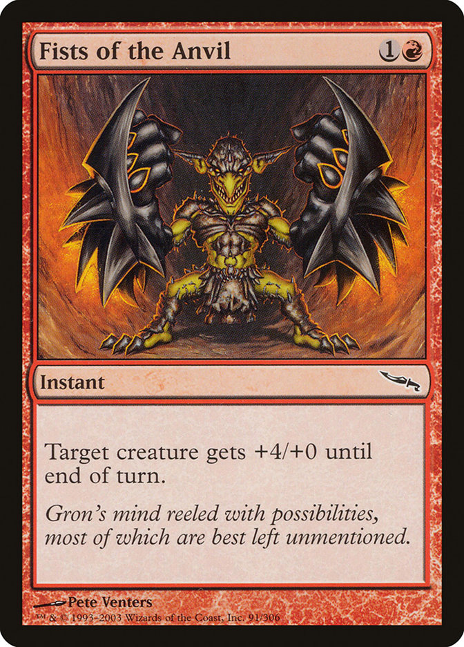 Fists of the Anvil [Mirrodin] - Magic: The Gathering - Card Brawlers | Quebec | Canada |