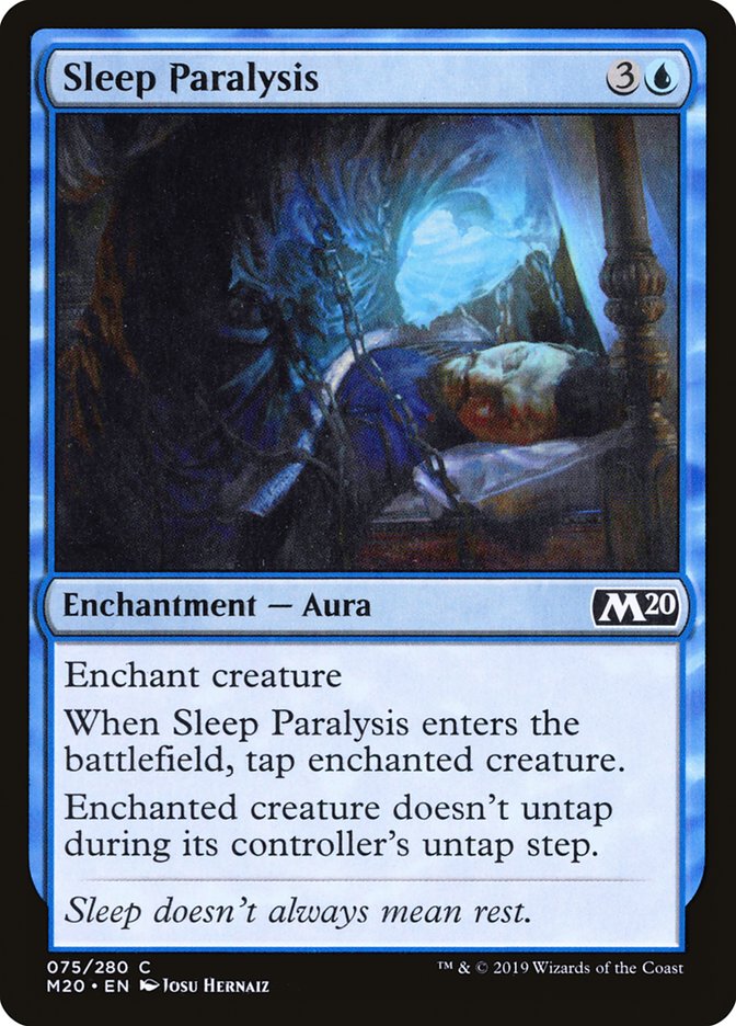 Sleep Paralysis [Core Set 2020] - Magic: The Gathering - Card Brawlers | Quebec | Canada |