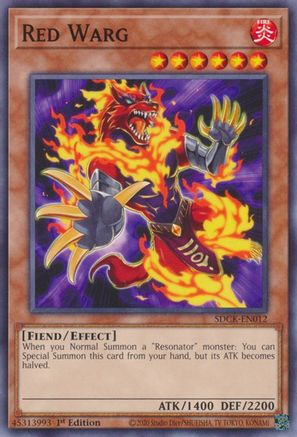 Red Warg [SDCK-EN012] Common - Yu-Gi-Oh! - Card Brawlers | Quebec | Canada |