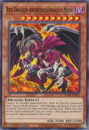Red Dragon Archfiend/Assault Mode [SDCK-EN017] Common - Yu-Gi-Oh! - Card Brawlers | Quebec | Canada |