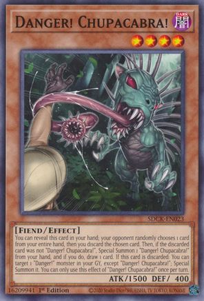 Danger! Chupacabra! [SDCK-EN023] Common - Yu-Gi-Oh! - Card Brawlers | Quebec | Canada |