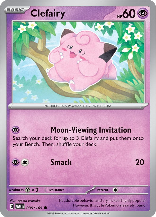 Clefairy (035/165) [Scarlet & Violet 151] - Pokémon - Card Brawlers | Quebec | Canada |