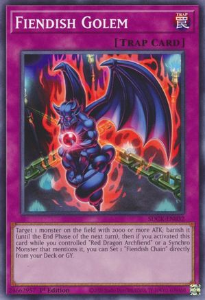 Fiendish Golem [SDCK-EN032] Common - Yu-Gi-Oh! - Card Brawlers | Quebec | Canada |