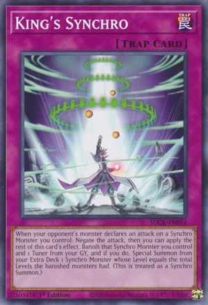 King's Synchro [SDCK-EN034] Common - Yu-Gi-Oh! - Card Brawlers | Quebec | Canada |