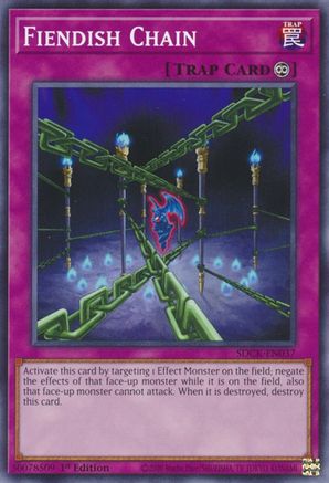Fiendish Chain [SDCK-EN037] Common - Yu-Gi-Oh! - Card Brawlers | Quebec | Canada |
