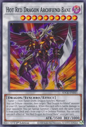 Hot Red Dragon Archfiend Bane [SDCK-EN043] Common - Yu-Gi-Oh! - Card Brawlers | Quebec | Canada |