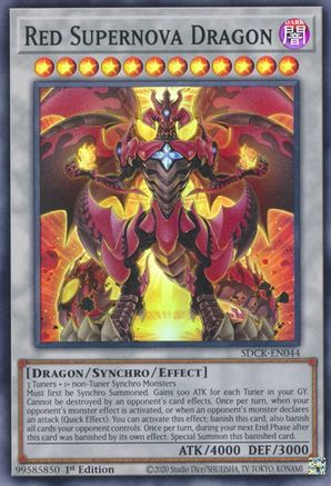 Red Supernova Dragon [SDCK-EN044] Super Rare - Yu-Gi-Oh! - Card Brawlers | Quebec | Canada |