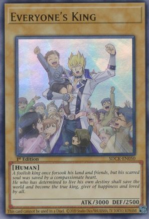 Everyone's King [SDCK-EN050] Ultra Rare - Yu-Gi-Oh! - Card Brawlers | Quebec | Canada |