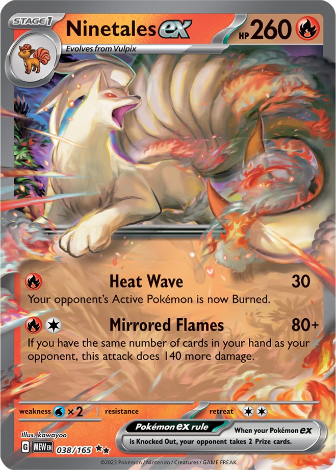 Ninetales ex (038/165) [Scarlet & Violet 151] - Pokémon - Card Brawlers | Quebec | Canada |