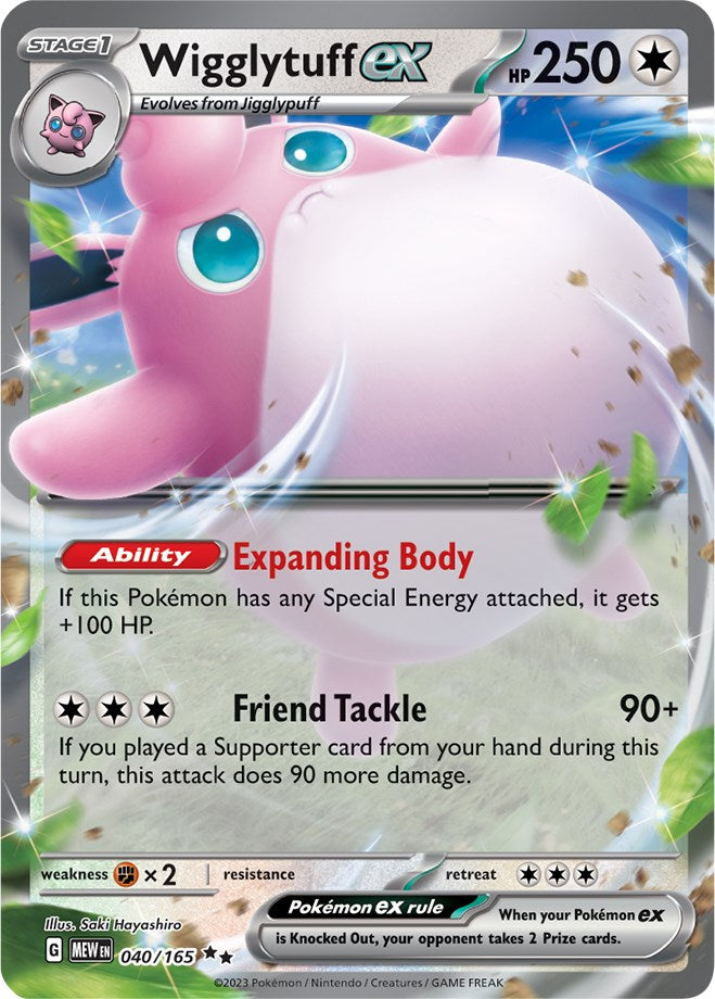 Wigglytuff ex (040/165) [Scarlet & Violet 151] - Pokémon - Card Brawlers | Quebec | Canada |