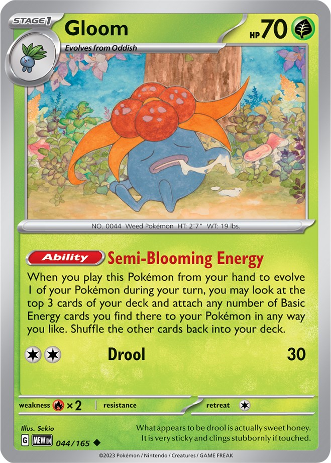 Gloom (044/165) [Scarlet & Violet 151] - Pokémon - Card Brawlers | Quebec | Canada |