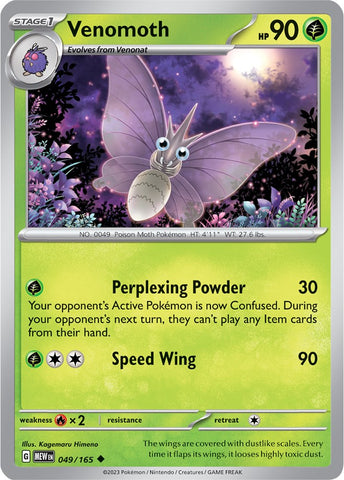 Venomoth (049/165) [Écarlate et Violet : 151] 