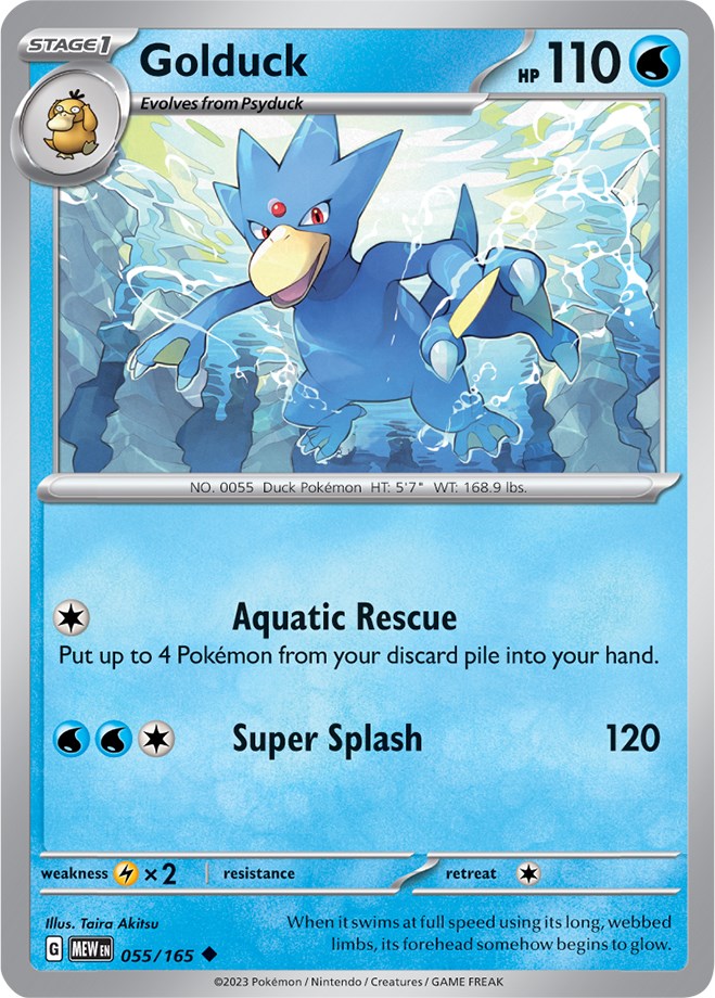 Golduck (055/165) [Scarlet & Violet 151] - Pokémon - Card Brawlers | Quebec | Canada |
