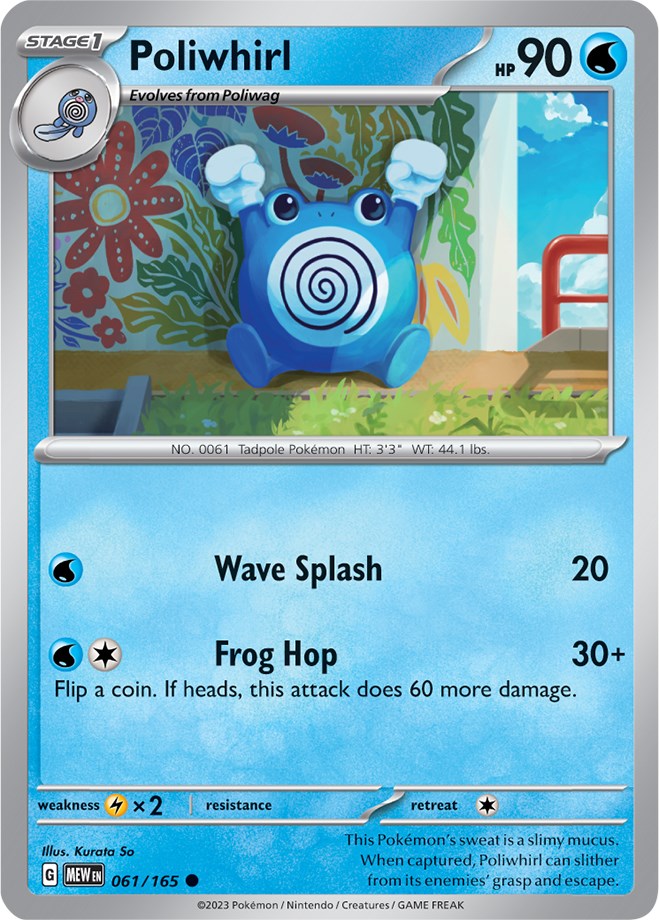 Poliwhirl (061/165) [Scarlet & Violet 151] - Pokémon - Card Brawlers | Quebec | Canada |