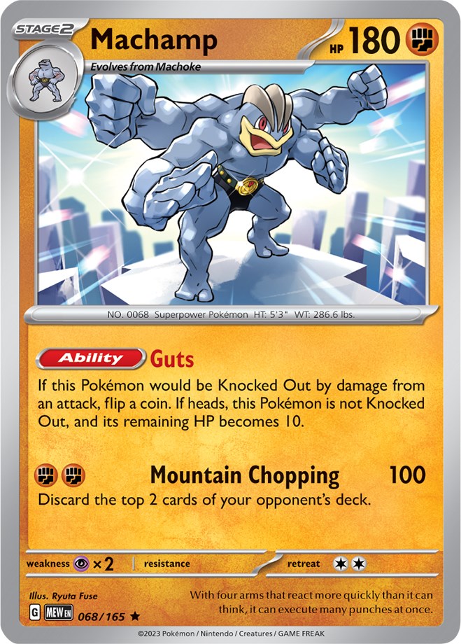 Machamp (068/165) [Scarlet & Violet 151] - Pokémon - Card Brawlers | Quebec | Canada |