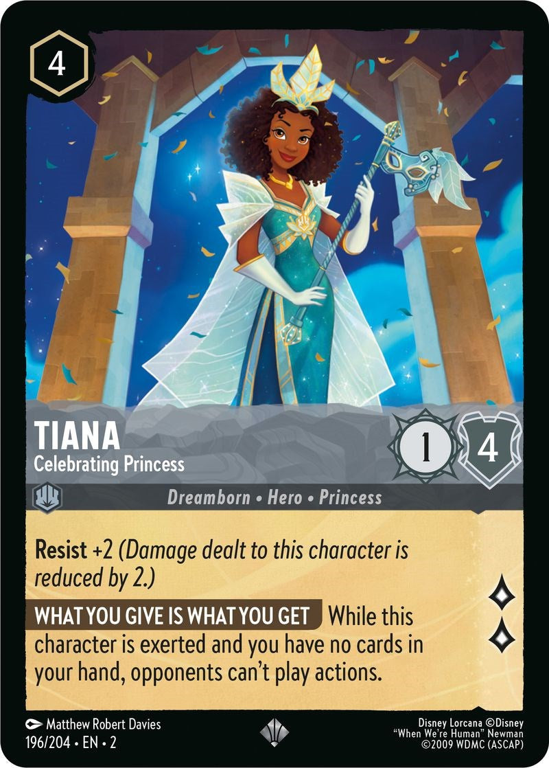 Tiana - Celebrating Princess (196/204) [Rise of the Floodborn] - Disney - Card Brawlers | Quebec | Canada |
